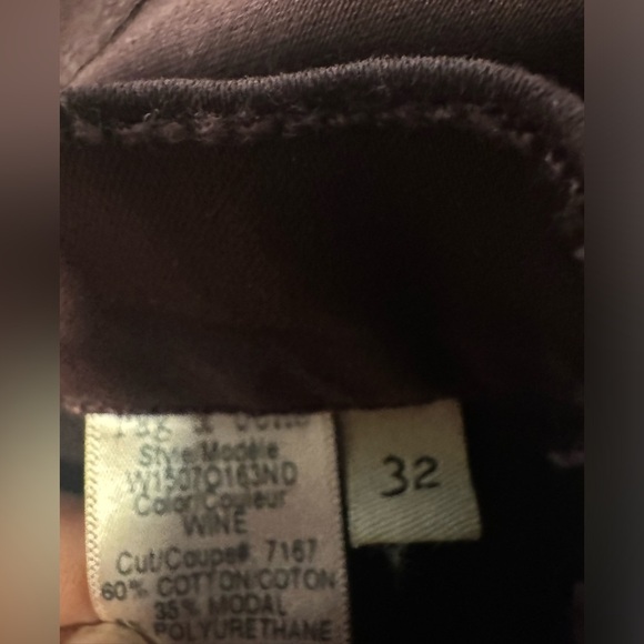 Rag & Bone Nordstrom Women's Wine zipper legging Skinny Jeans‎ 32 - Picture 5 of 6